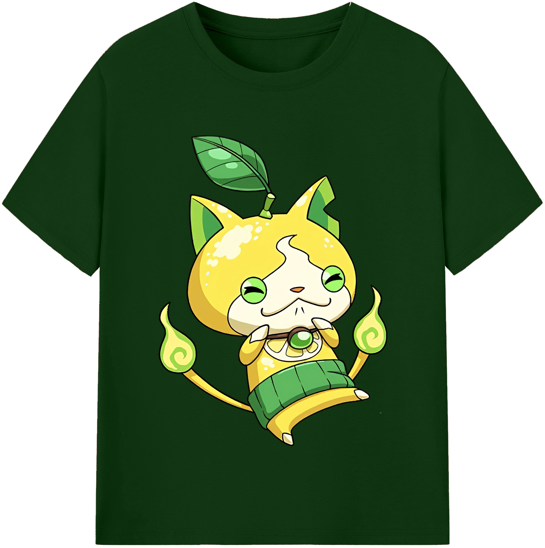 （画像用） 妖怪ウォッチ Yo-kai Watch 綿100％半袖Tシャツ（フロントプリント）